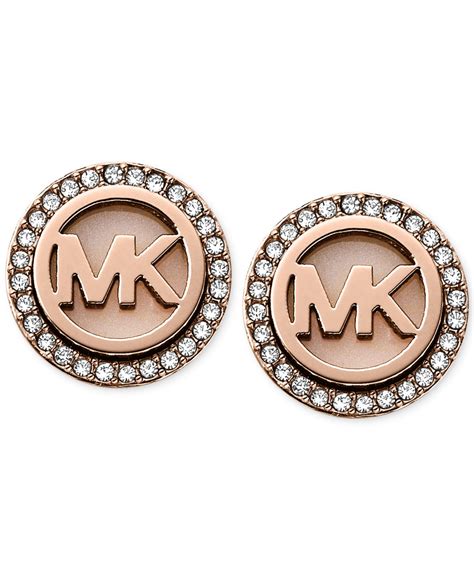 michael kors rose gold bangles|rose gold earrings michael kors.